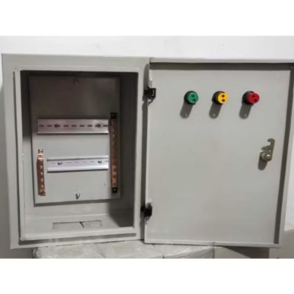 Jual box panel indoor PD 40x50x18 paket rel mcb + nol arde + pilot lamp ...