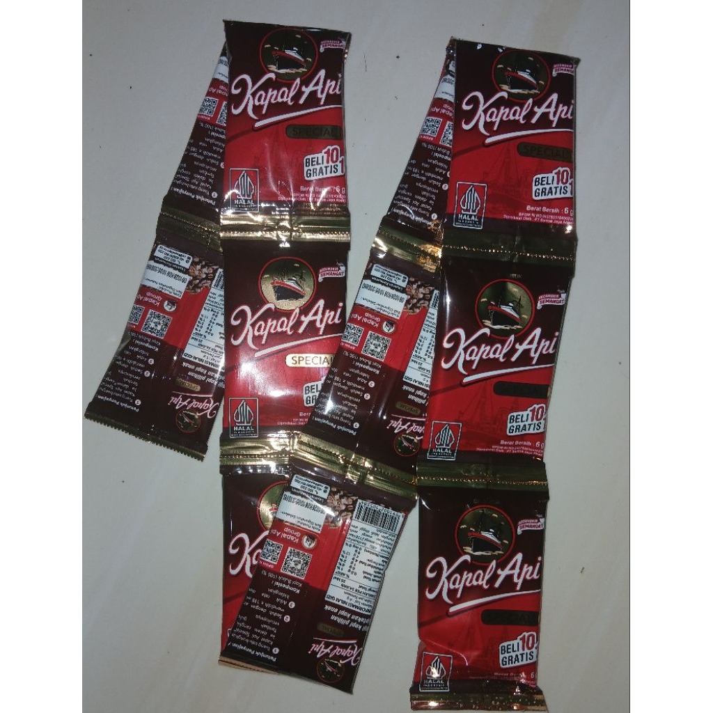 Jual 1 RENTENG KOPI KAPAL API MINI KOPI KAPAL API | Shopee Indonesia