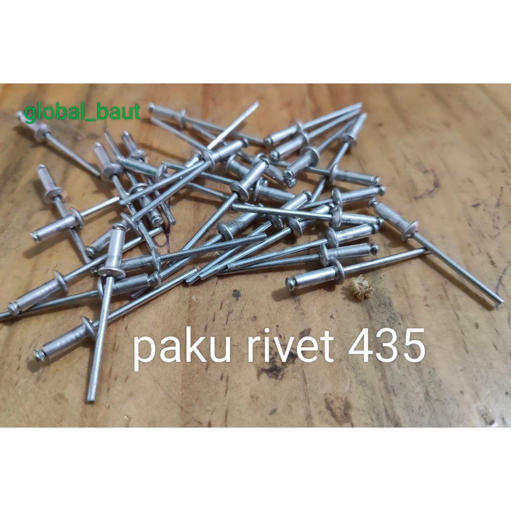 Jual paku rivet 435 harga per 100 pcs | Shopee Indonesia