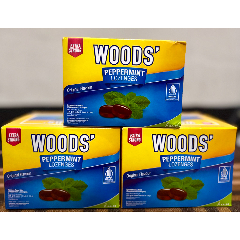 Jual WOODS LOZENGES ORIGINAL (1box isi 15 sachet) | Shopee Indonesia