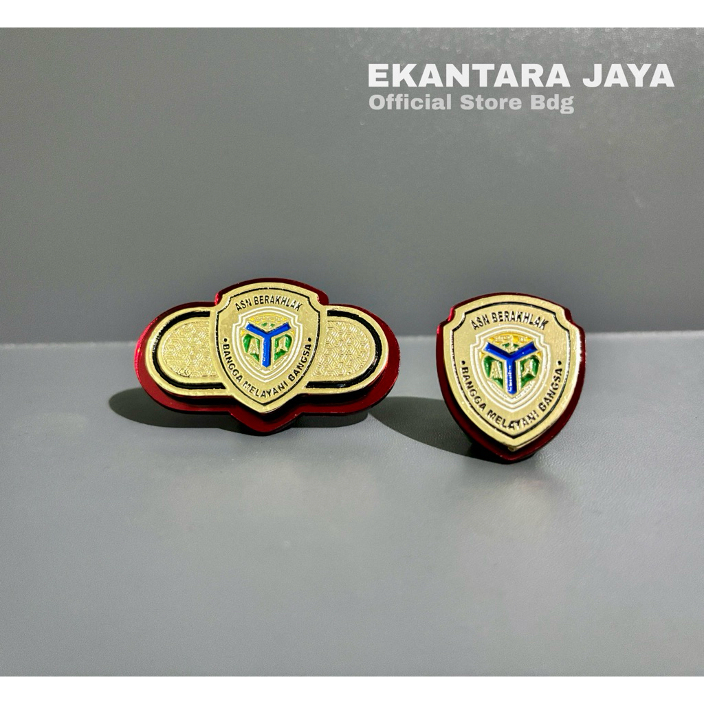 Jual Pin ASN / Brivet ASN-PNS / Brevet ASN Berakhlak Premium | Shopee ...
