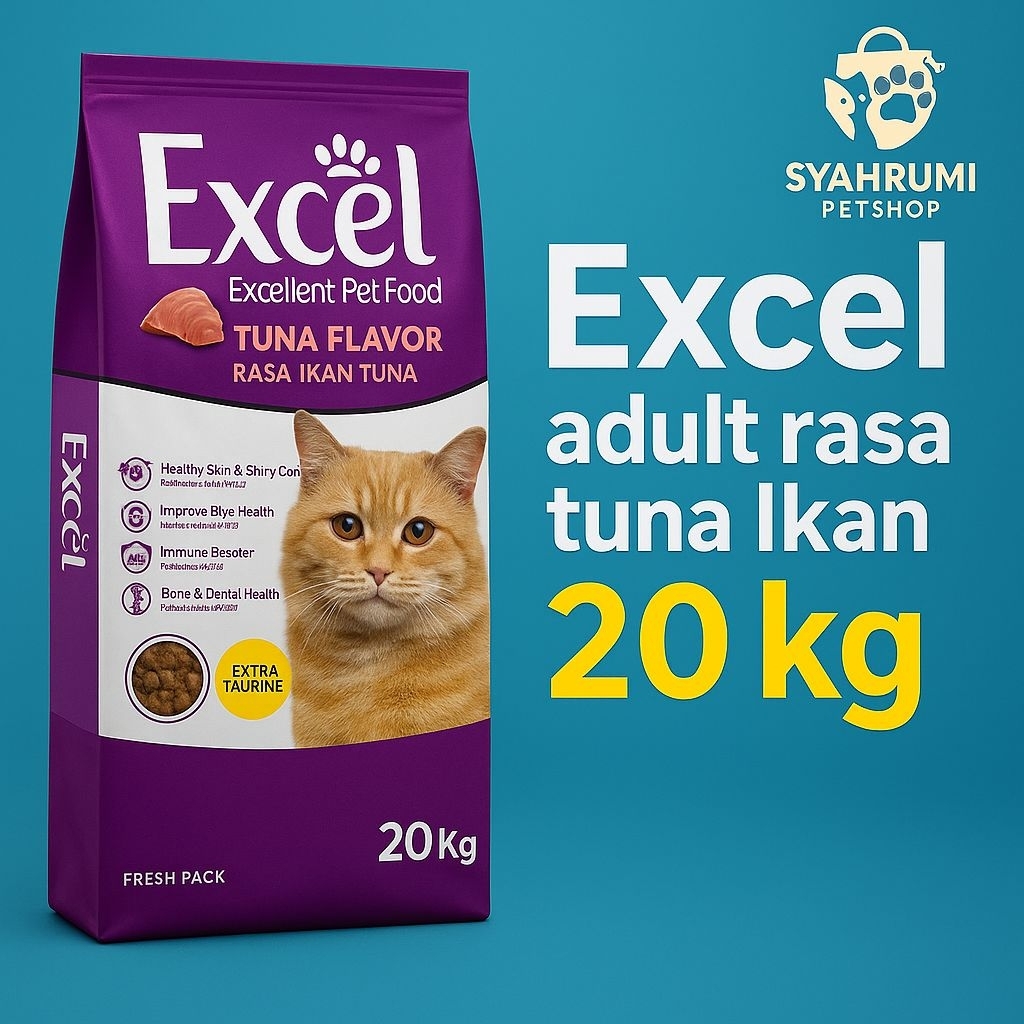 Jual Excel Makanan Kucing 20 Kg (Ojol) | Shopee Indonesia