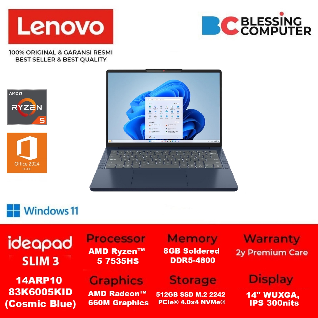 jual-lenovo-ideapad-slim-3-14arp10-83k6005kid-ryzen-5-7535hs-8gb-512gb