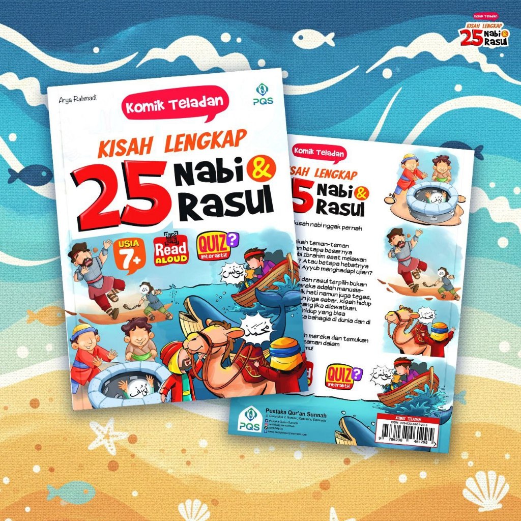 Jual [PUSTAKA QUR'AN SUNNAH] Komik Teladan Kisah Lengkap 25 Nabi ...