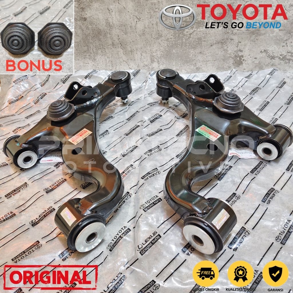 Jual LOWER ARM 1SET R/L ASSY SAYAP BAWAH TOYOTA INNOVA HILUX SINGLE ...