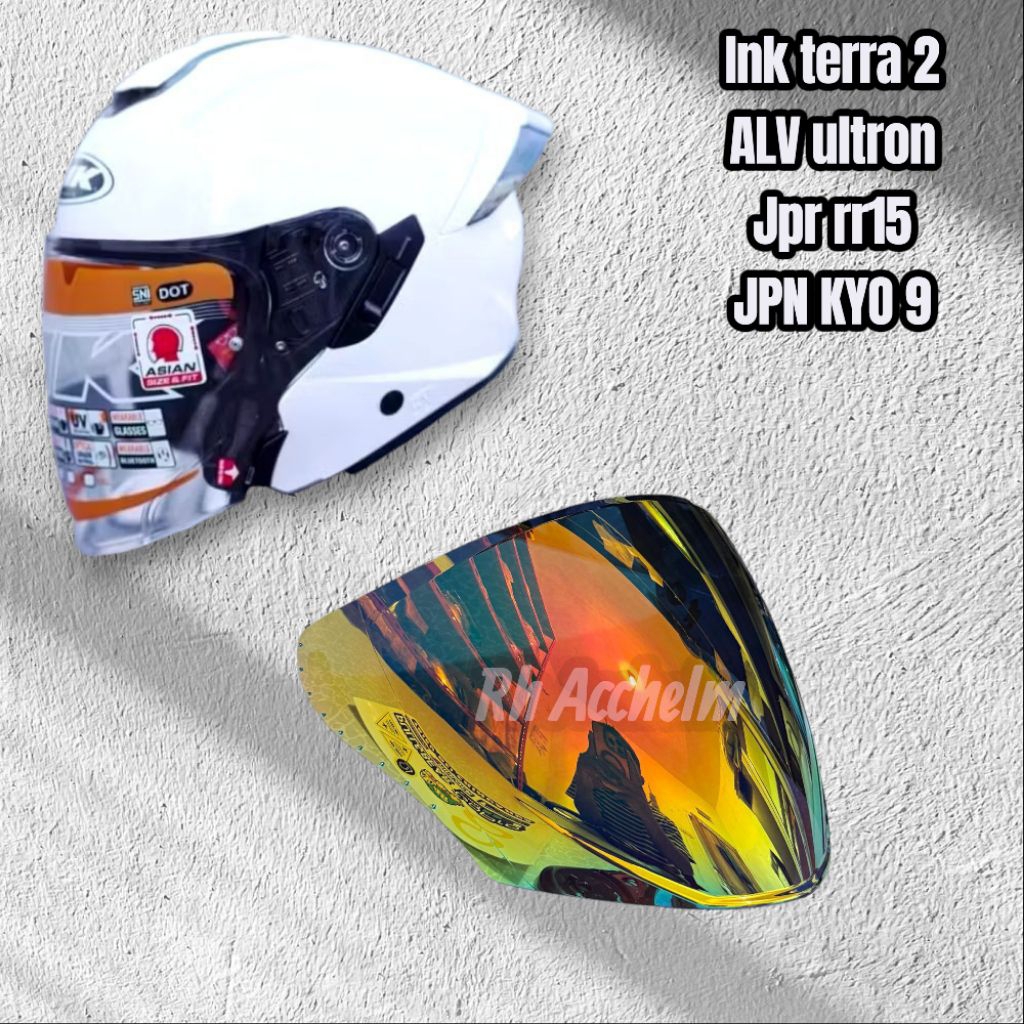 Jual VISOR HELM INK TERRA2 JPR RR15 JPX NOVAX ALV ULTRON JPN KYO 9 PNP ...