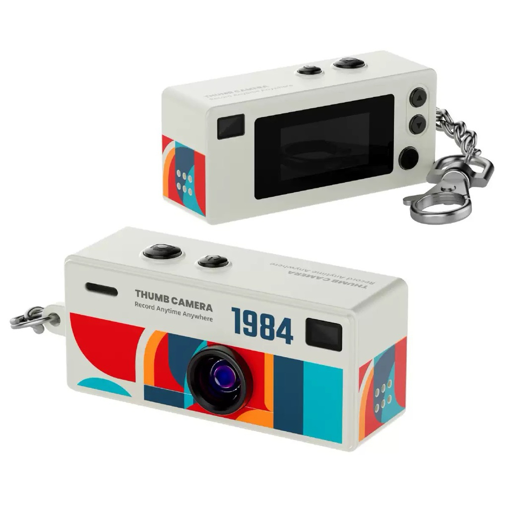Jual READY! G6 White Thumb Camera Mini Keychain Retro Camera | Shopee ...