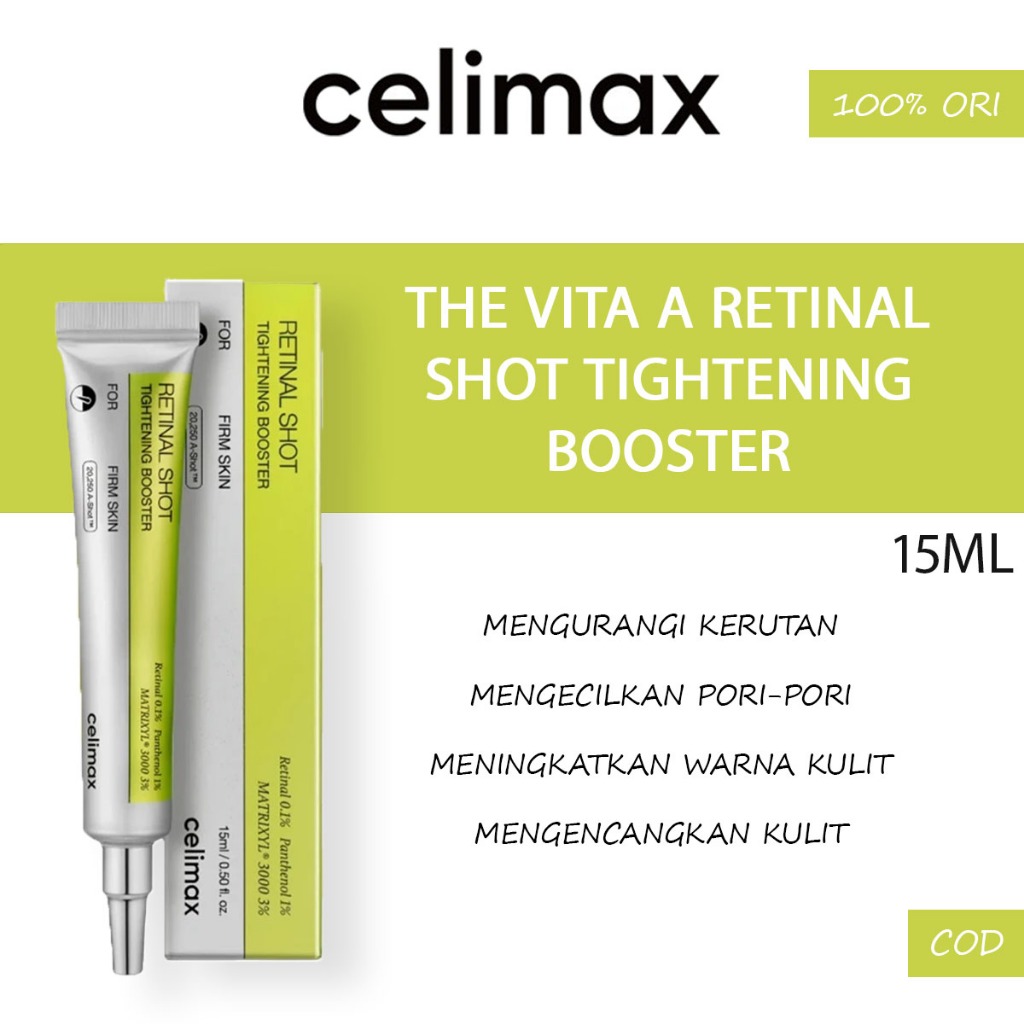 Jual CELIMAX The Vita-A Retinal Shot Anti-Aging Tightening Booster 15ml ...