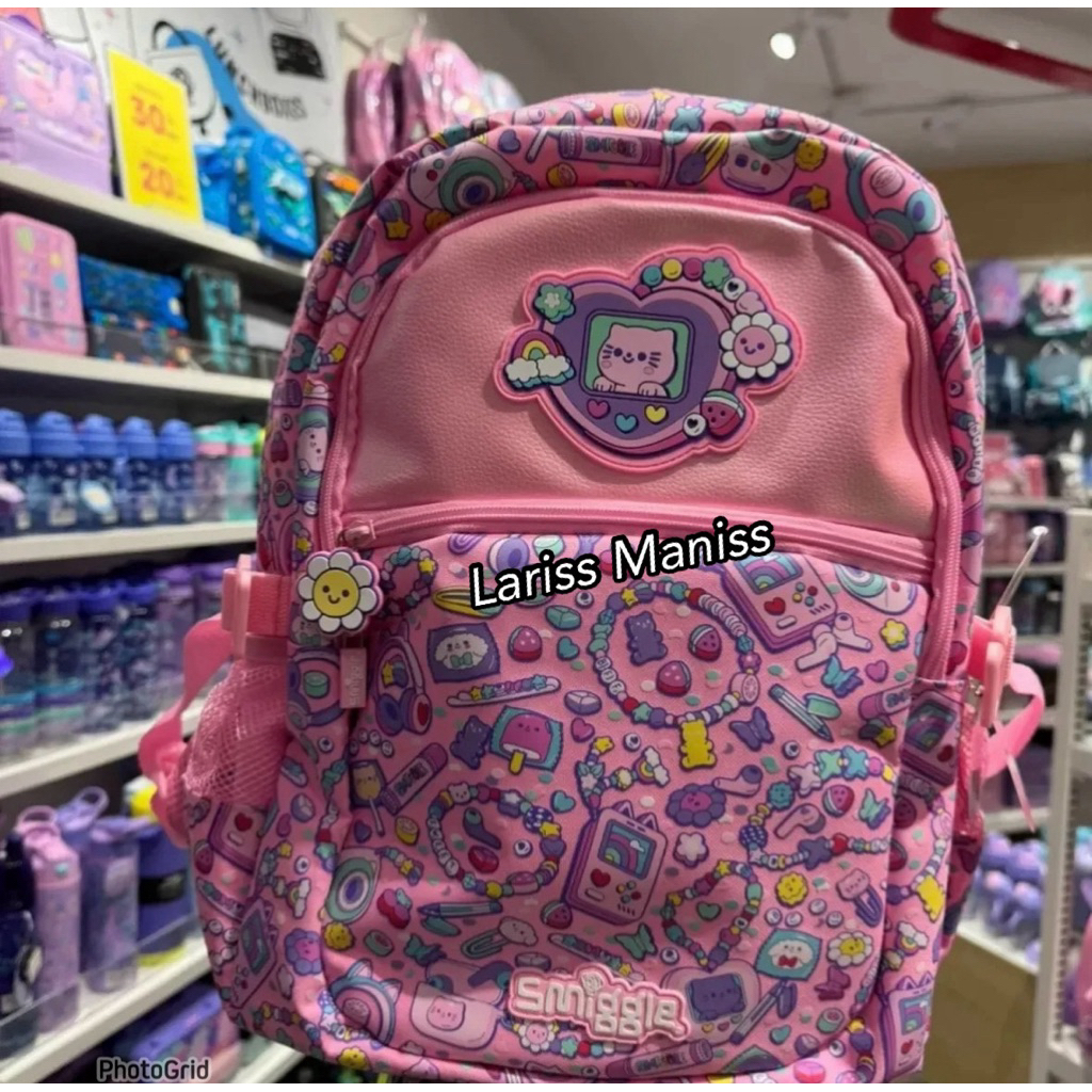 Jual Tas smgl super Charge Classic Attach Backpack cat pink | Shopee ...
