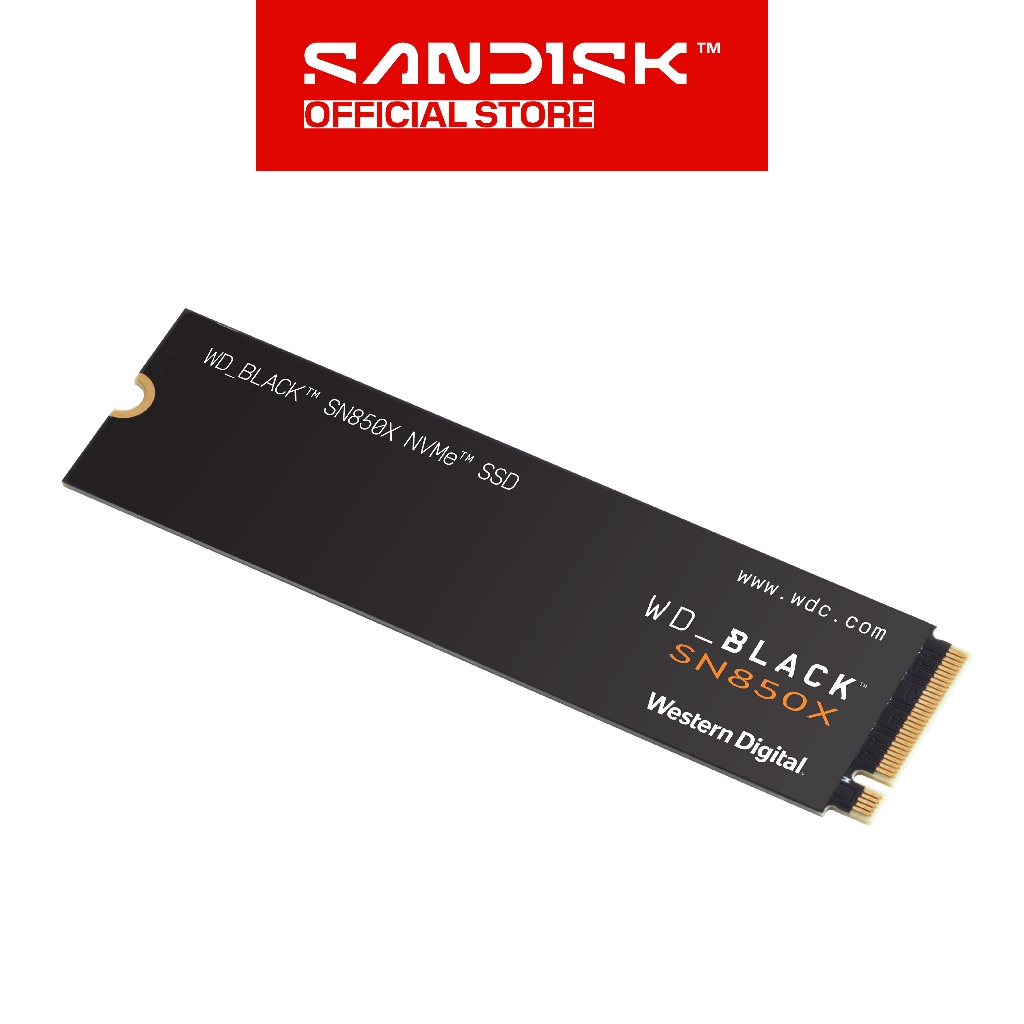 WD Black SSD SN850X M.2 1TB / 2TB / 4TB PCIe Gen4 NVMe 2280 (3)