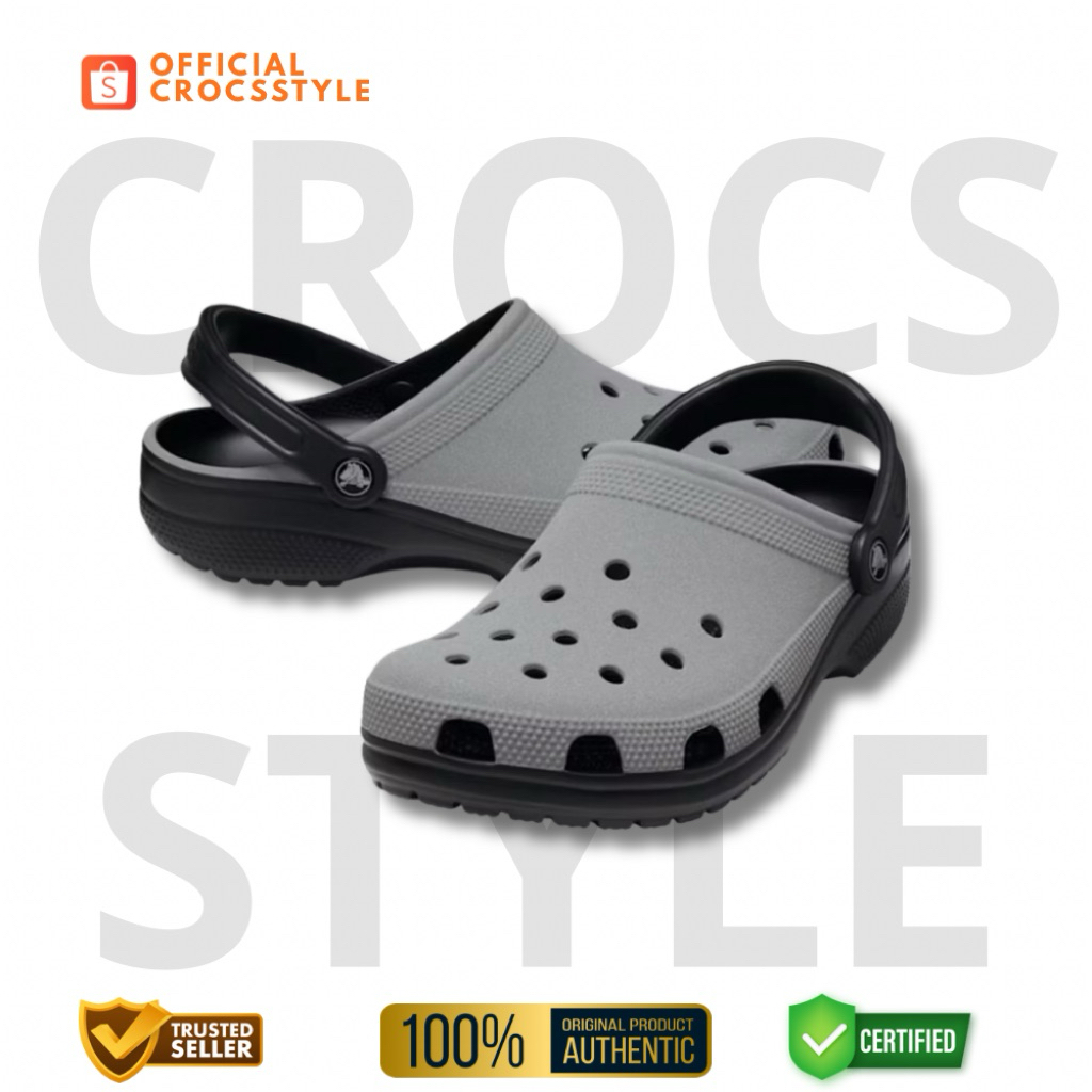 Jual CROCS CLASSIC REFLECTIVE CLOG 100% ORIGINAL | Shopee Indonesia