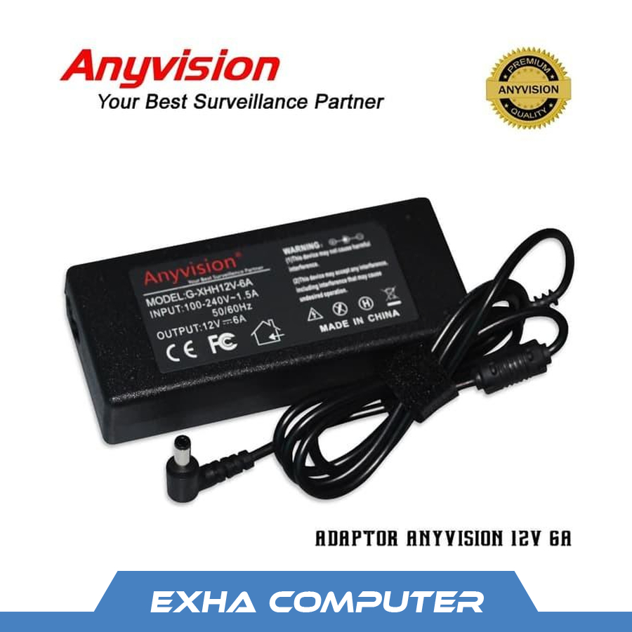 Jual Adaptor CCTV DVR 12V 6A Power Supply Jack | Shopee Indonesia