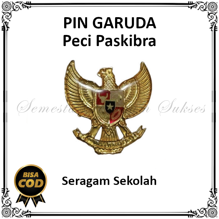 Jual Pin Garuda Peci Paskibra Ukuran 2,5cm & 3cm | Shopee Indonesia
