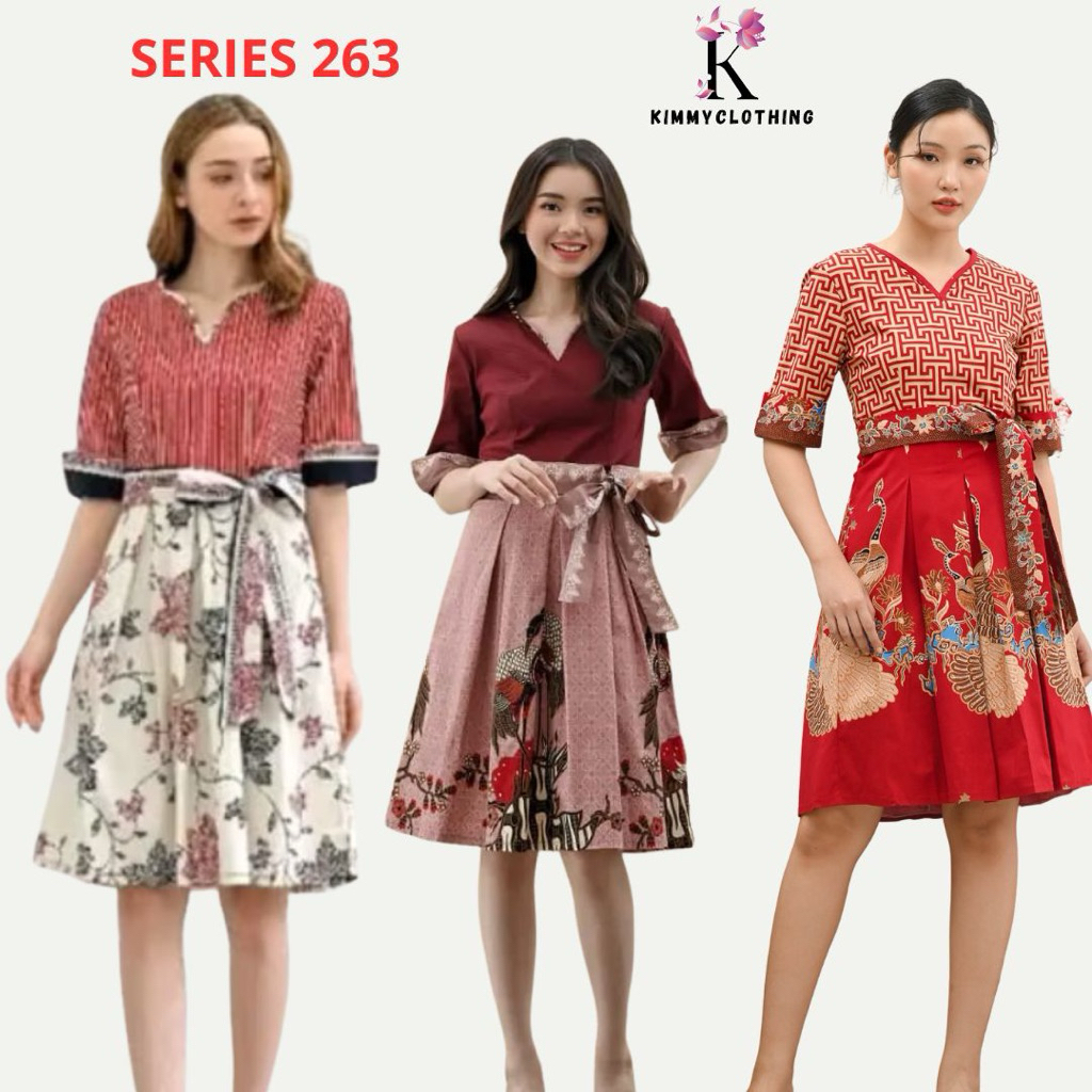 Jual 263 DRESS SERIES- DRESS BATAIK-BATIK SERAGAM-BAHAN NYAMAN DIPAKAI ...