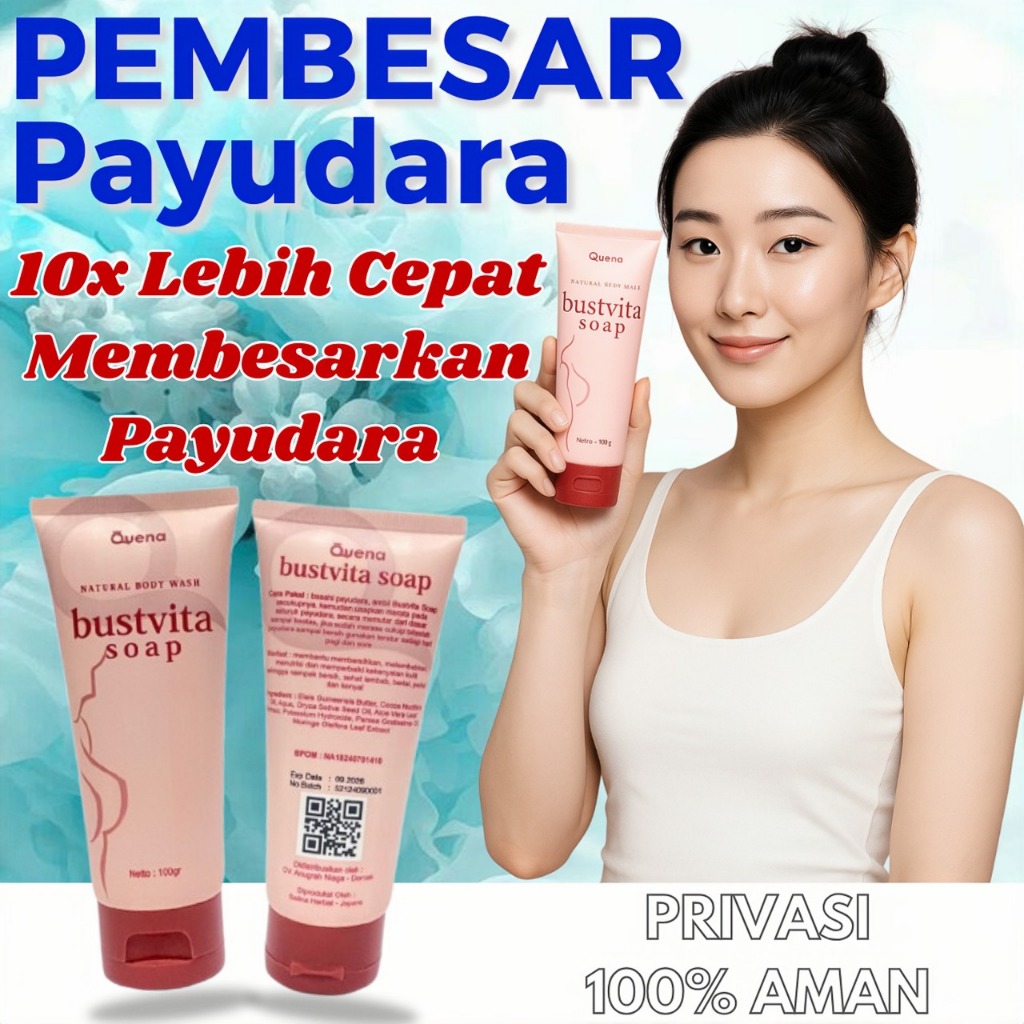 Paket Sabun Pembesar Payudara 100% Ampuh Permanen Bustvita Soap & Gel Cepat Aman - foto 2