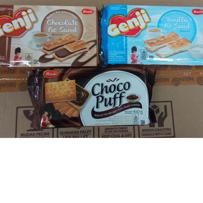 Jual Monde Pie sand Chocolate,,Monde pie sand Vanila,Monde choco Puff ...