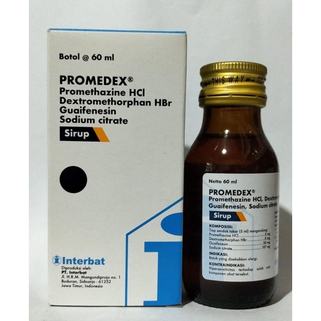 Jual PROMEDEX SIRUP DUS, BOTOL 60 ML | Shopee Indonesia