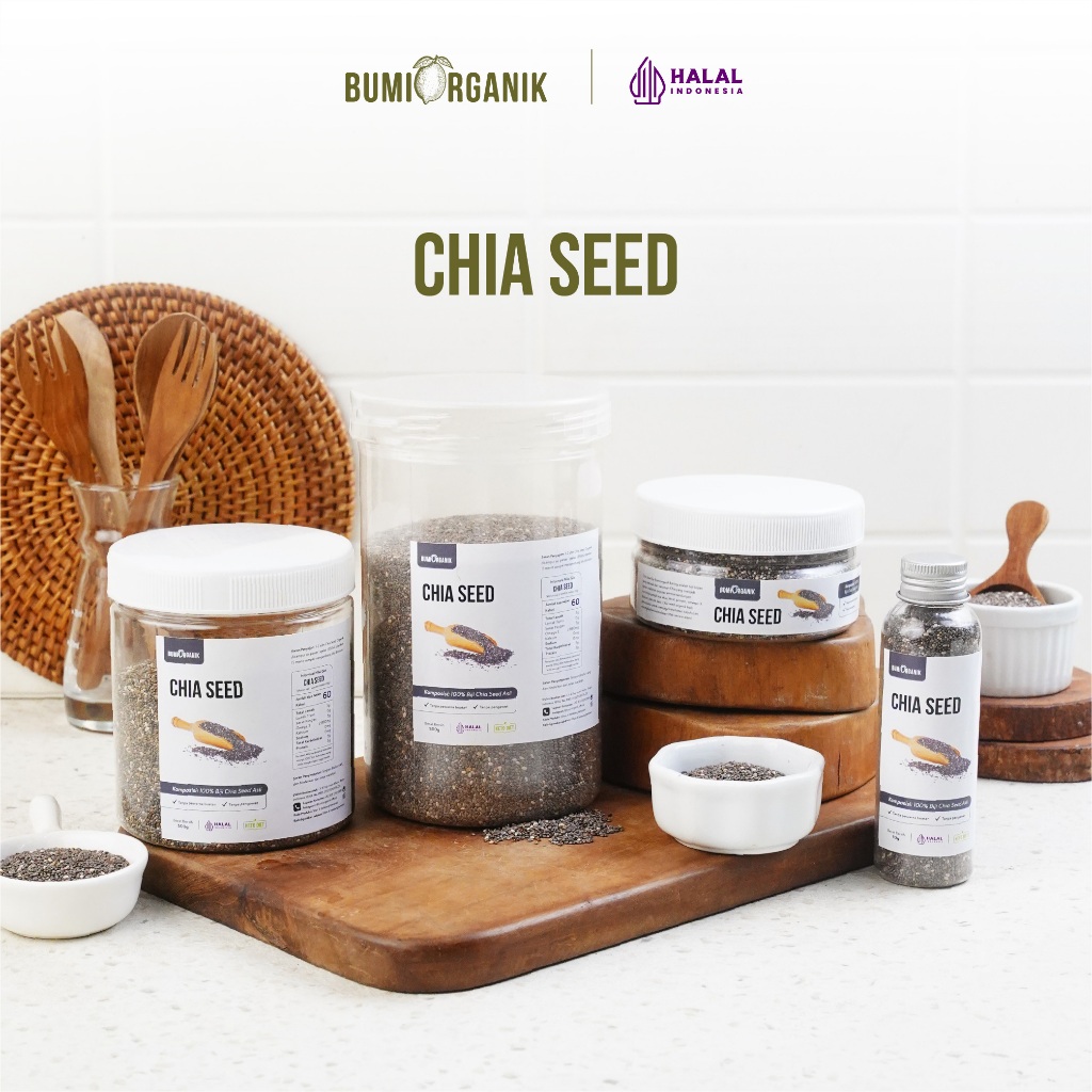 Jual CHIA SEEDS BUMI ORGANIK / CHIA SEEDS ORGANIC / CHIA SEEDS UNTUK ...