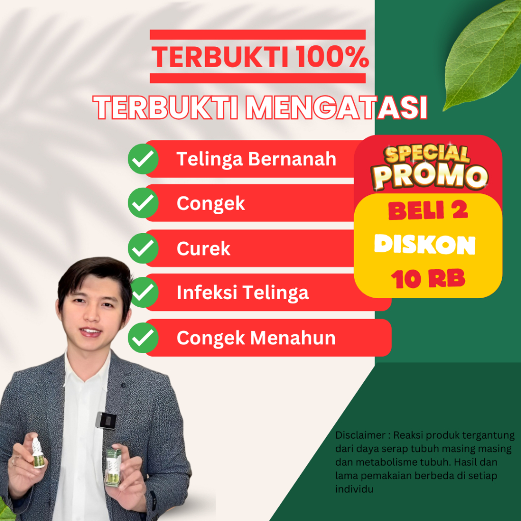 Jual Obat Tetes telinga Bernanah / Congek Curek , Obat Telinga Berair ...