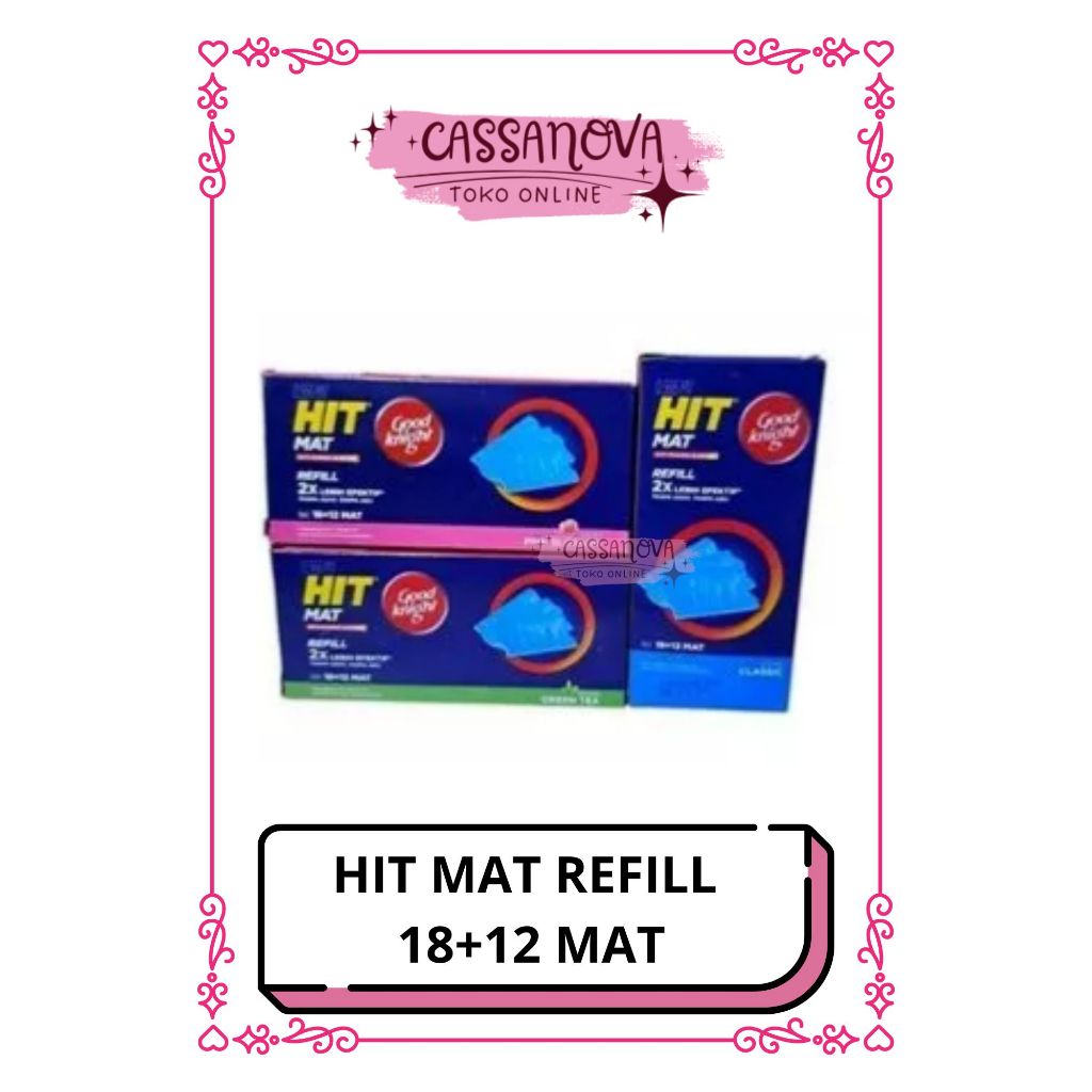 Jual HIT MAT ANTI NYAMUK 18 + 12 REFILL ALAT ELECTRIC OBAT SERANGGA ...