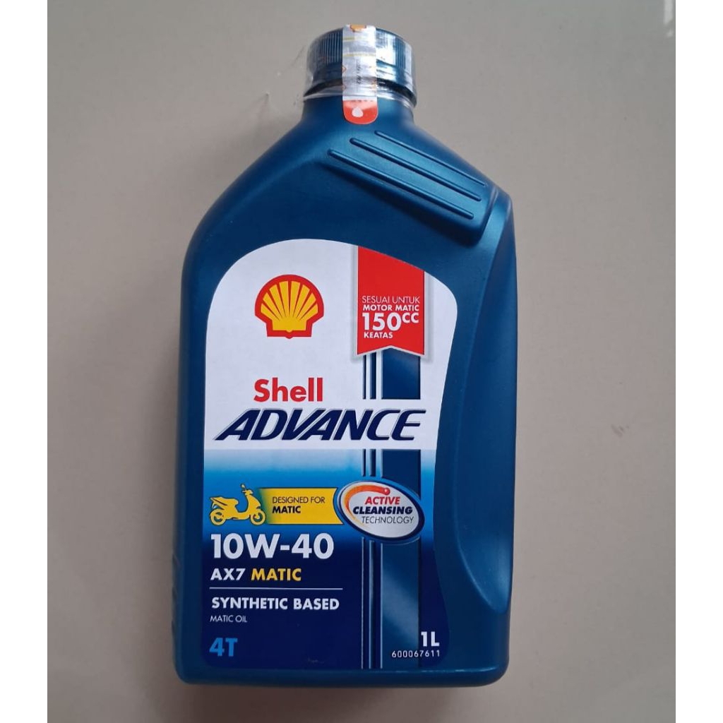 Jual OLI SHELL ADVANCE AX7 METIC 1, LITER SAE-W-40 | Shopee Indonesia