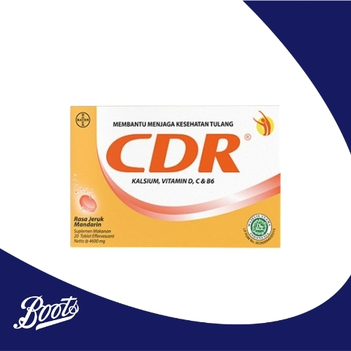 Jual CDR Orange Effervescent 20 Tablet | Shopee Indonesia