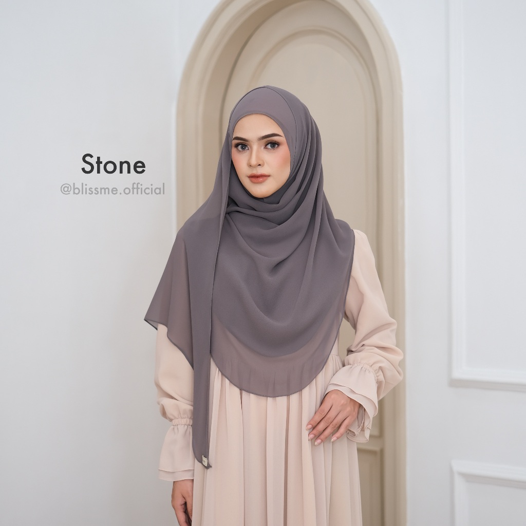 Aurea Pashmina Instan Ceruty Oval Syar’I Nyaman