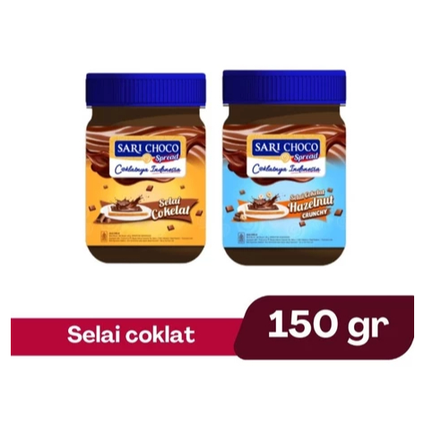 Jual Sari Choco Spread Selai Coklat 150g | Selai Sari Roti Original ...