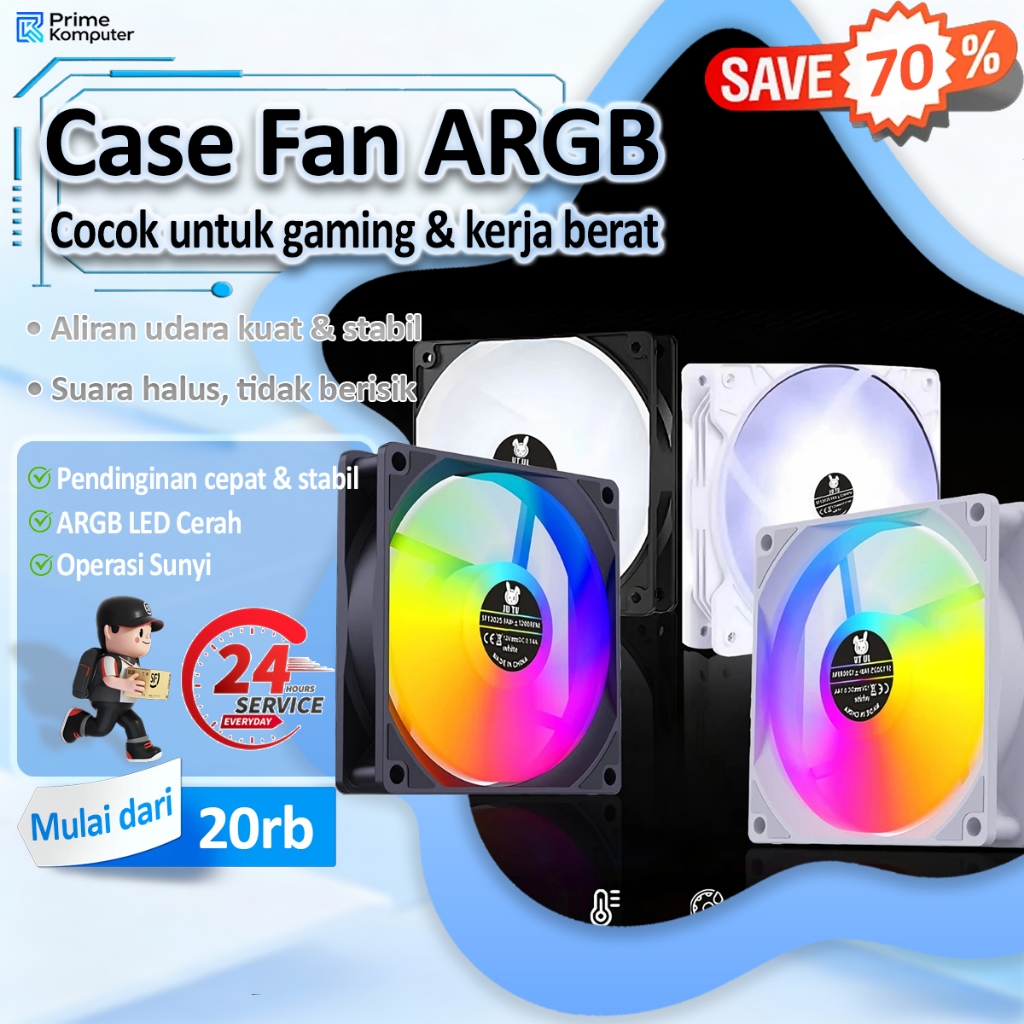 Jual Prime Kipas Pendingin Host Komputer Kipas Senyap Pc Komputer ...