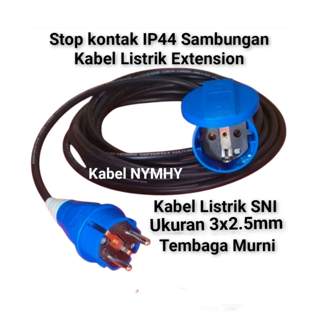 Jual Kabel Extension Kabel Listrik Serambut 3x2.5mm Sambungan Kabel ...