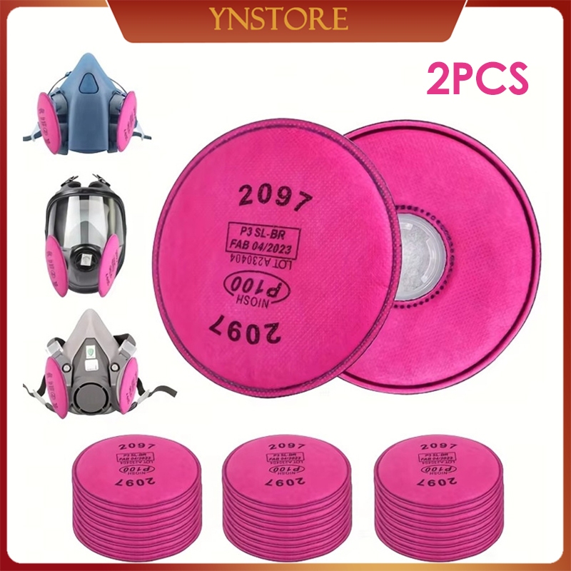 Jual 2Pcs Particulate Filter 2097 P100 Respiratory Protection untuk ...