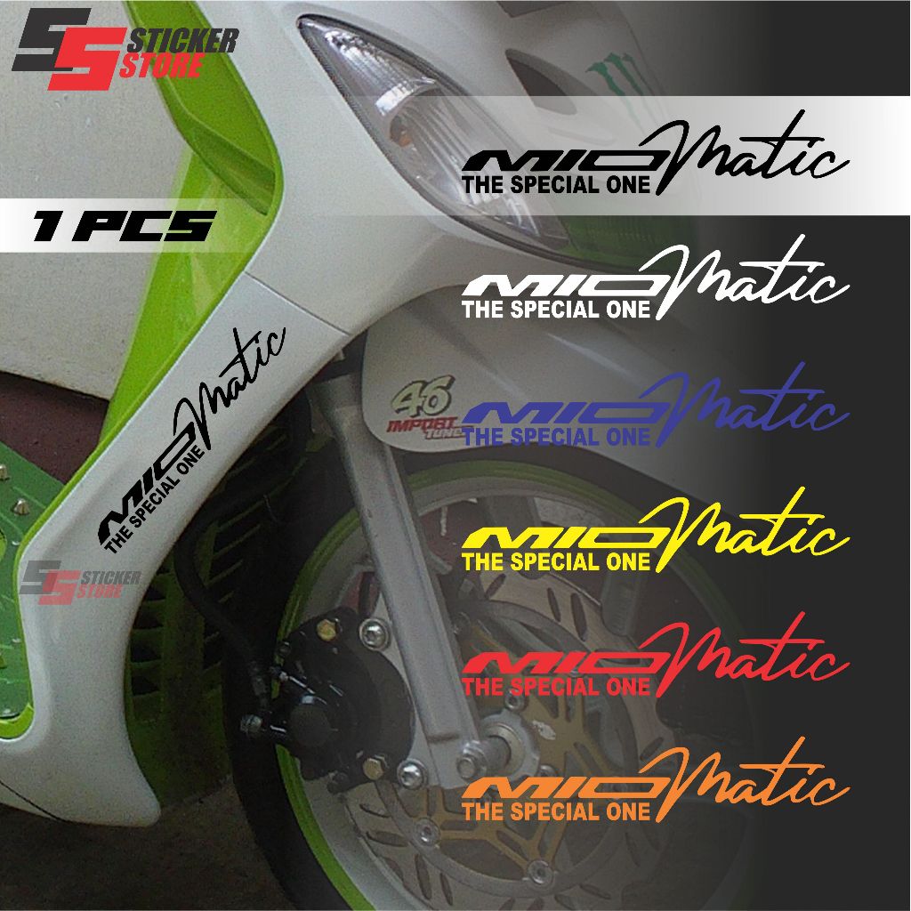 Jual STICKER STIKER MIO MATIC STICKER MIO MATIC SPECIAL ONE MATIC ...