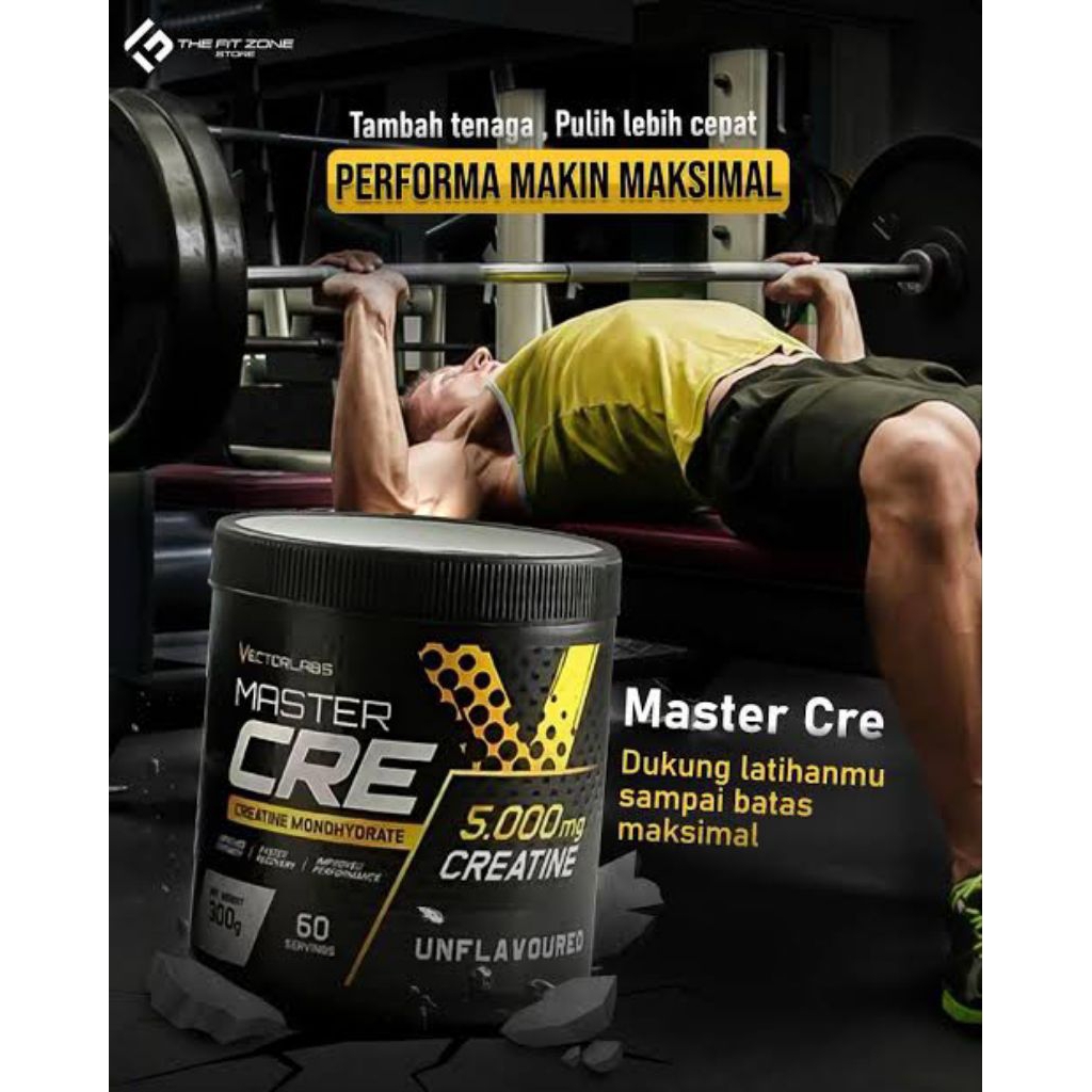 Jual Vectorlabs Master Cre Creatine Monohydrate 300 gr 120 gr BPOM ...