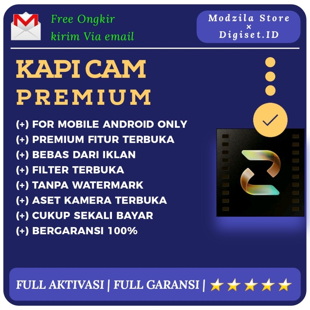 Jual Lifetime Kapi Cam Aplikasi KAPI CAM Filter Kecantikan kamera pro ...