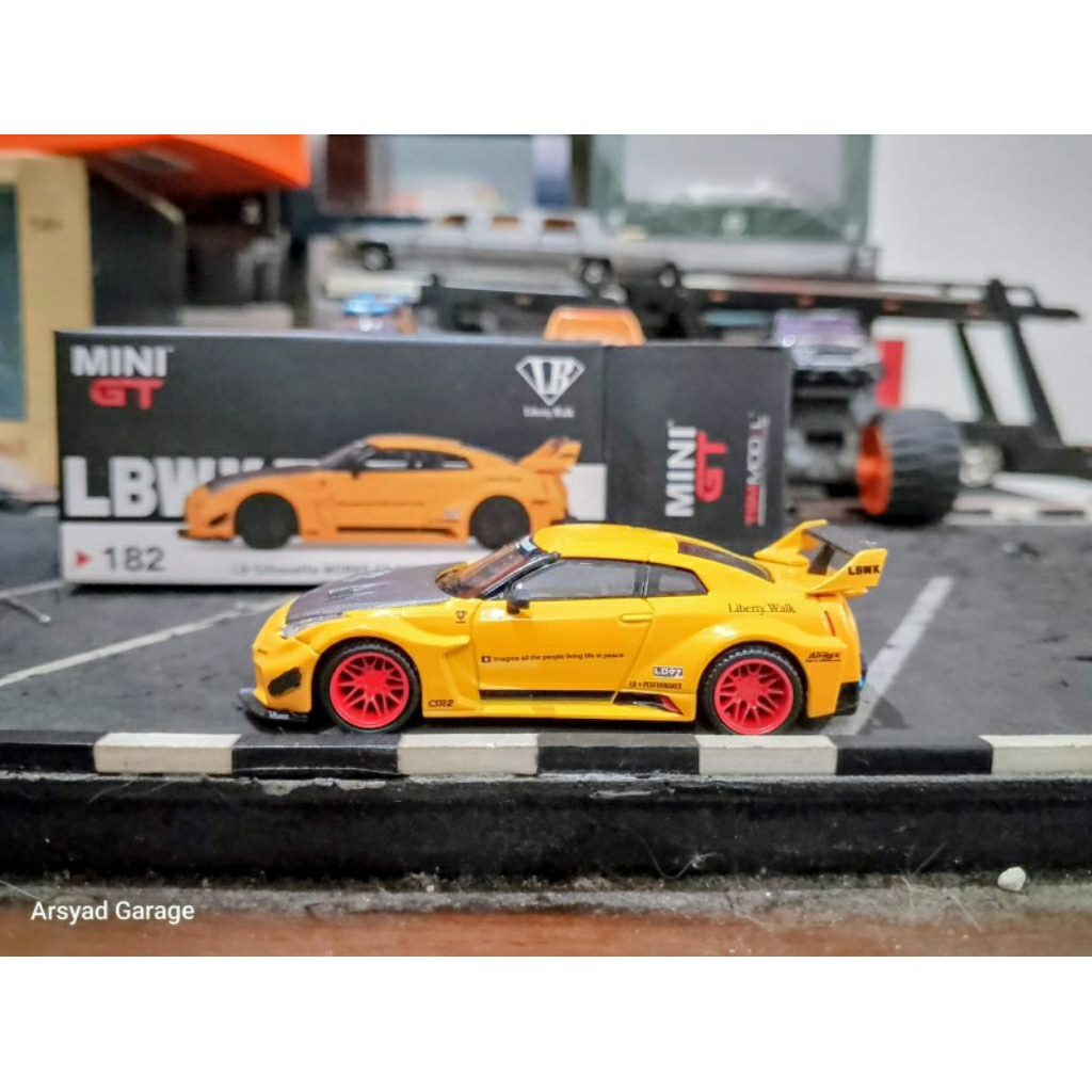 Jual Diecast Mini GT LBWK GT Nissan Skyline GTR R35 35Gt RR Yellow no ...
