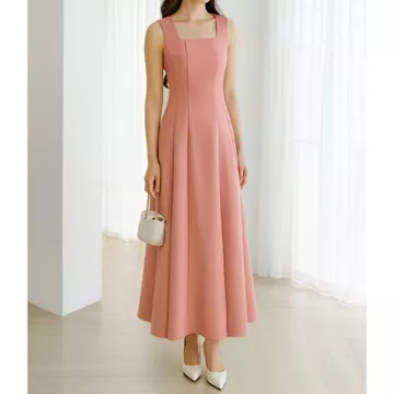 VELOVE Caren Dress 14 Colors 3 Size Party Dress Wanita