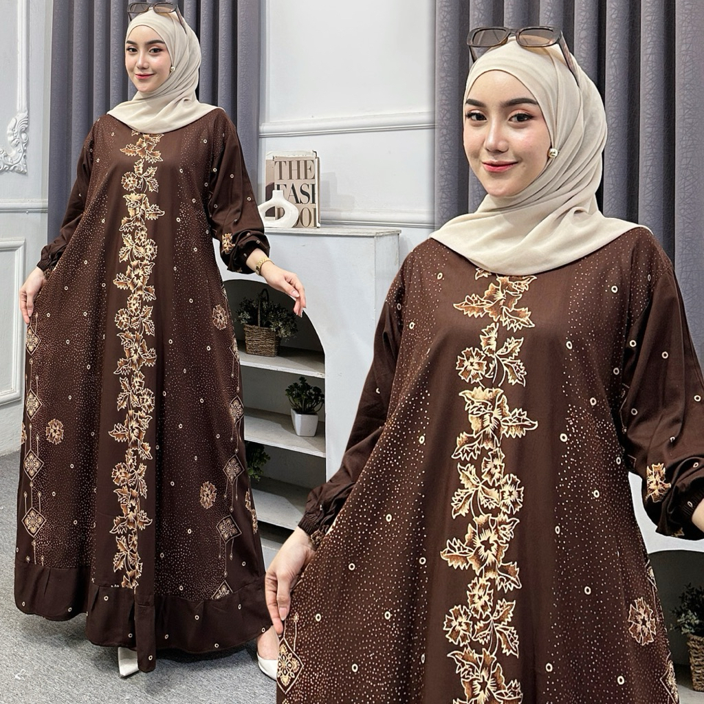 Jual Gamis Etnik | Gamis Terbaru Viral | Gamis Jumbo Buat Kondangan ...