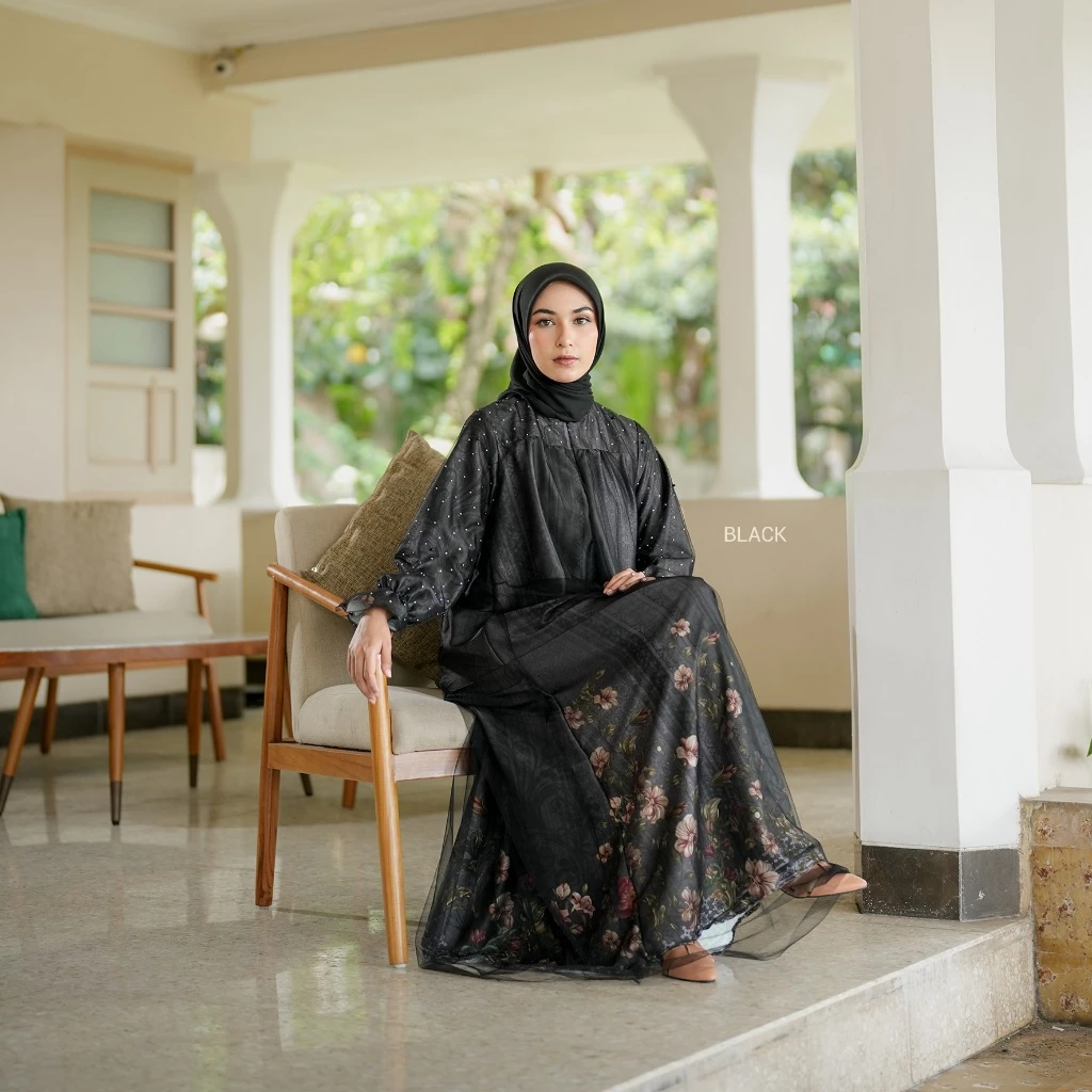 Detail Gamis Arista Series ShirinZein