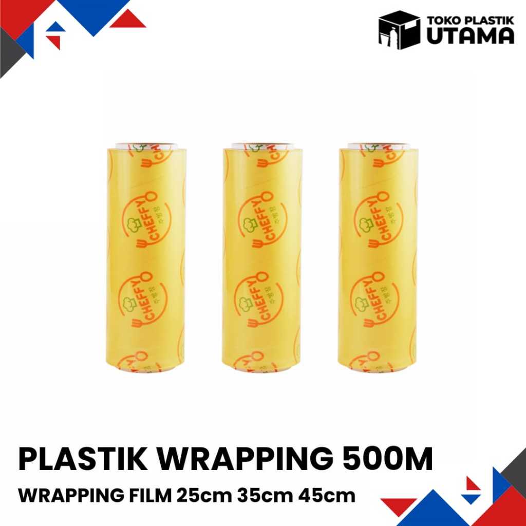 Jual [500 M] Plastik Cling Wrapping Film Best Fresh Cheffy Roll Besar ...