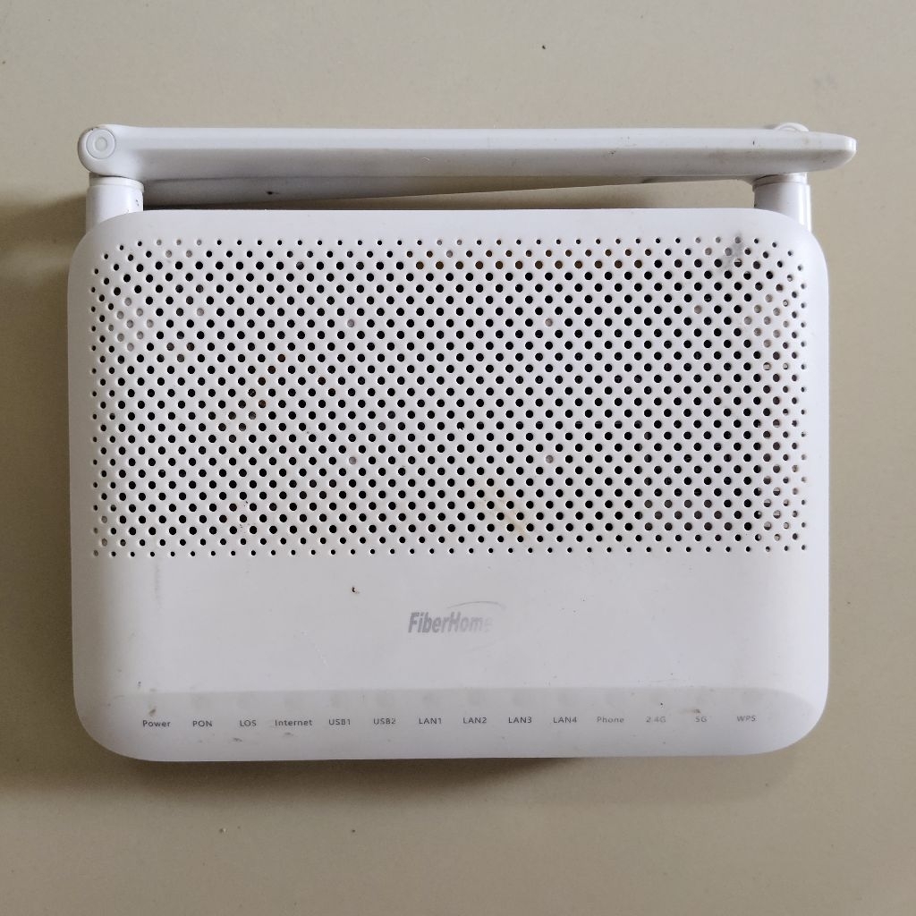 Jual Router Wi-Fi Wi-Fi FiberHome IndiHome tipe HG6145D2 rijected rijek ...