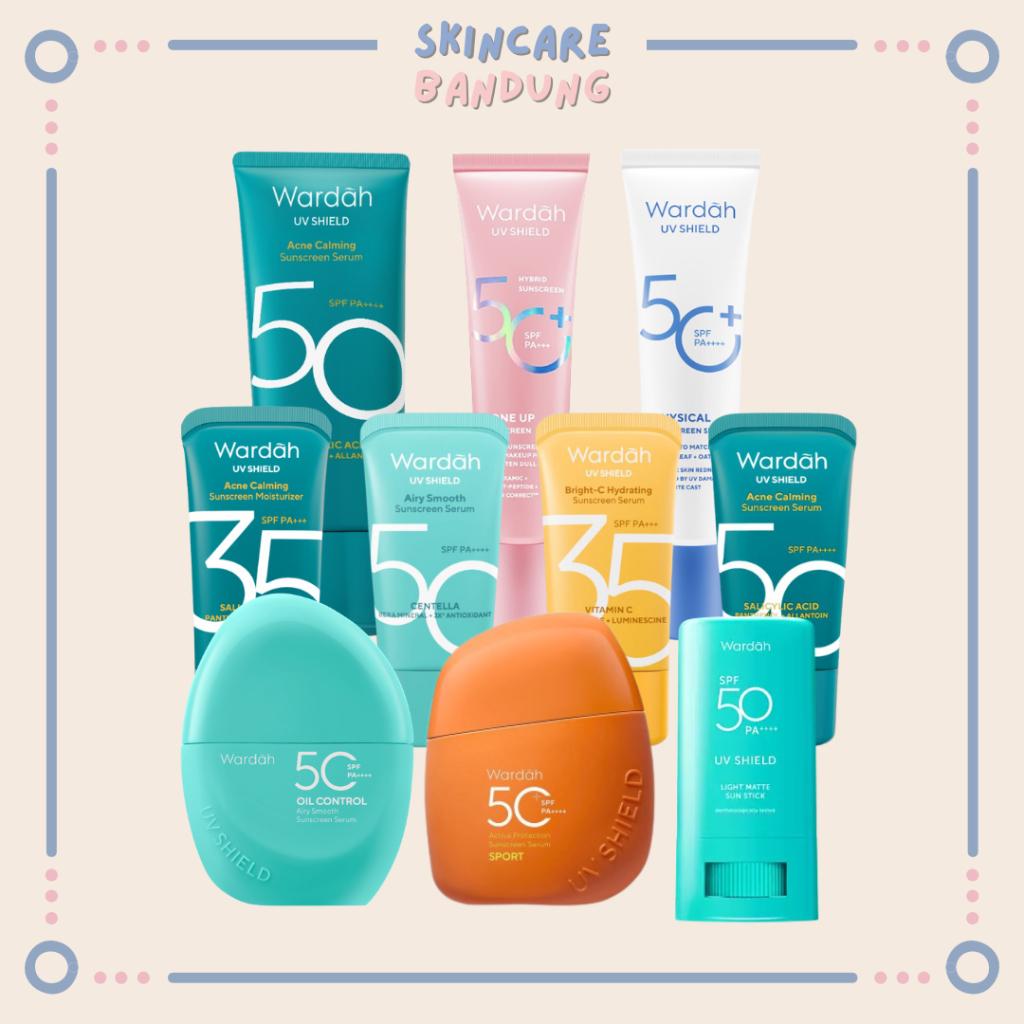 Jual Wardah Airy Smooth SPF 50 40ml / Bright C Hydrating Sunscreen ...