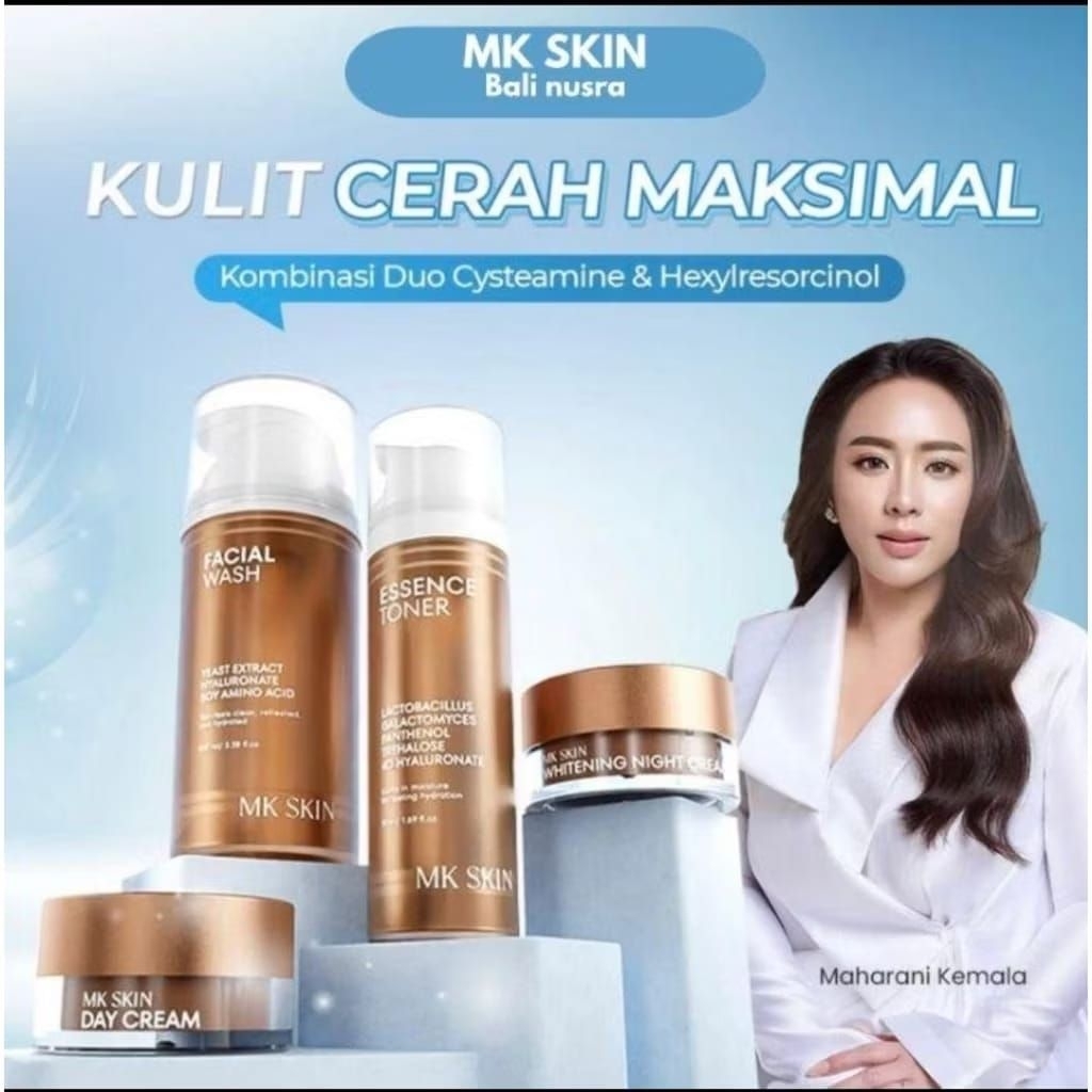 Jual MK SKIN - Paket Wajah Whitening Original- Mencerahkan- melembabkan ...