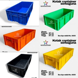 Jual Box containar tipe rabbit serbaguna No. 6655 ukuran 67x33x19 cm ...