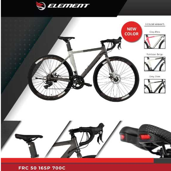 Jual ELEMENT ROADBIKE FRC 50 Sepeda balap 2x8 speed shimano sora crank ...