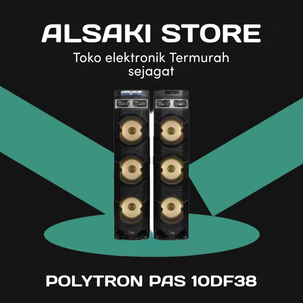Jual Speaker Polytron pas 10df38 triplle subwoofer xbr | Shopee Indonesia