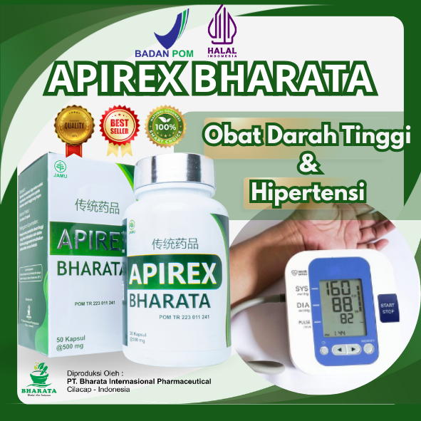 Obat Darah Tinggi Hipertensi Ampuh Apirex Bharata