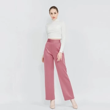 Felicia High Waist Long Kulot By Youniq 7 Warna Ukuran S XL