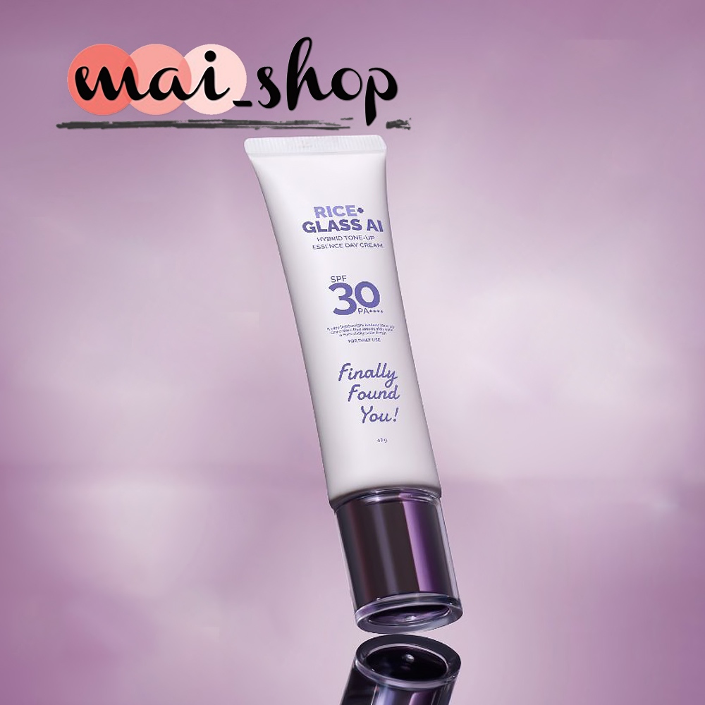 Jual Finally Found You RICE+ Glass AI Hybrid Tone-Up Essence Day Cream ...