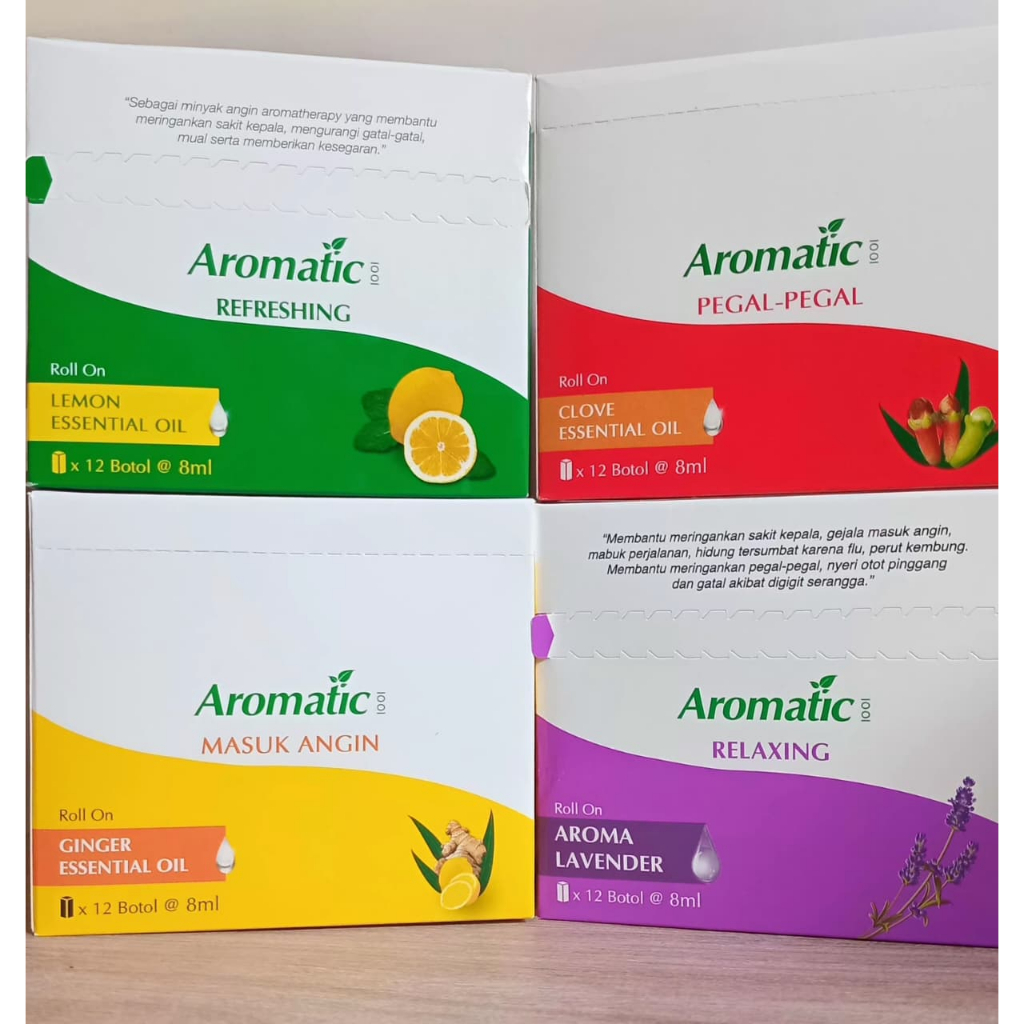 Jual 1 BOX AROMATIC || Minyak Angin Aromatic 8Ml | Shopee Indonesia