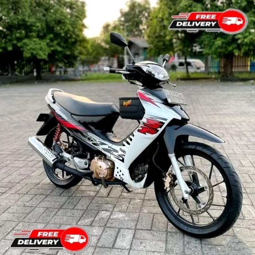 Jual Striping stiker polet suzuki shogun sp 125 r 2006 2007 hitam putih ...